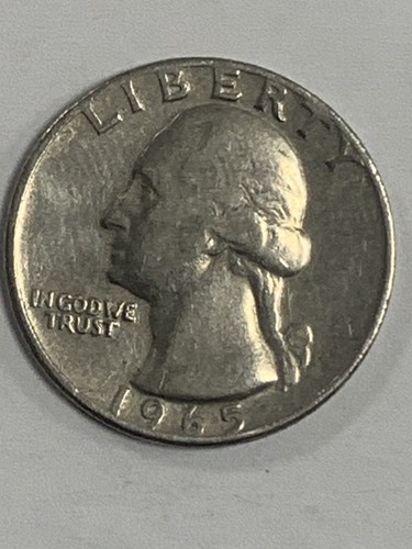 1965 washington quarter - 1965, rdt