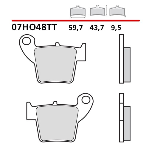 Brembo pastiglie freno honda - brembo,