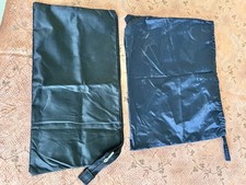 2 Borsette Nere In Materiale