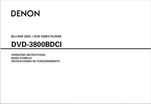 Denon dvd 3800bdci lettore - dvd-3800bdci,