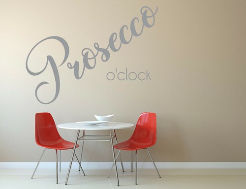 Adesivo parete prosecco - adesivo, da