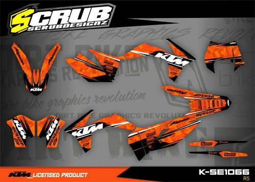 Grafica ktm exc - ktm, 2012