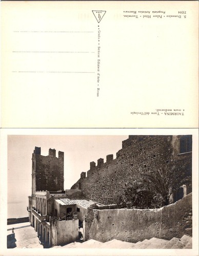 Cartolina taormina torre dell - taormina,