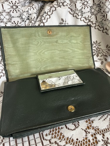 Pochette pelle verde - pochette,