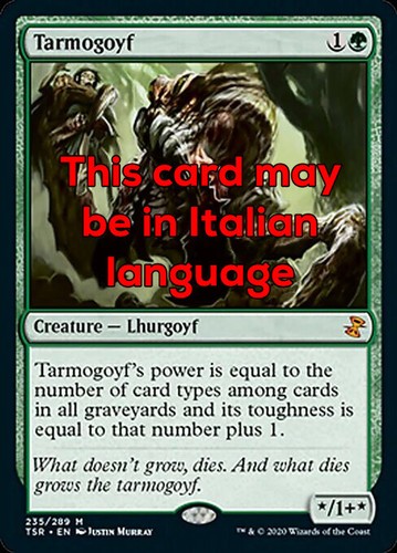 Mtg tarmogoyf foil - mtg,