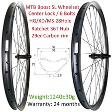 Set ruote 29er MTB SL XC Boost