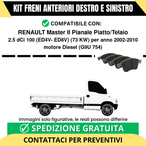 Pastiglie freno anteriori per - pastiglie,