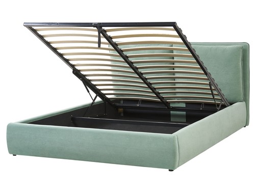 Letto matrimoniale verde - , menta