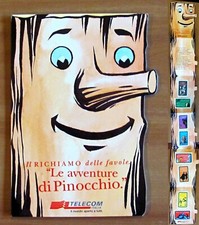 LE AVVENTURE DI PINOCCHIO - ALBUM COMPLETO con SCHEDE TELEFONICHE - ill MUSSINO*