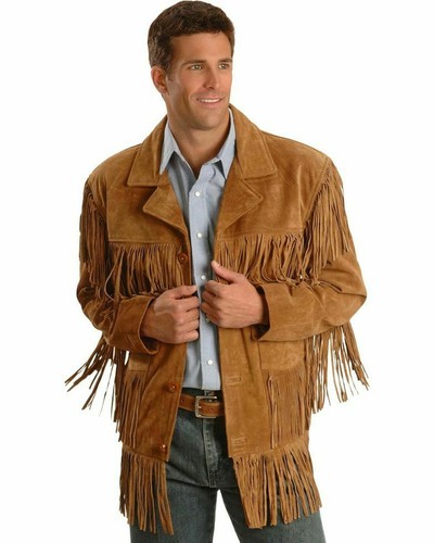 Giacca pelle western - giacca, fatta