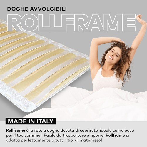 Rete arrotolabile con - , doghe