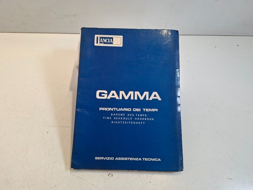 Manuale officina lancia gamma - officina,