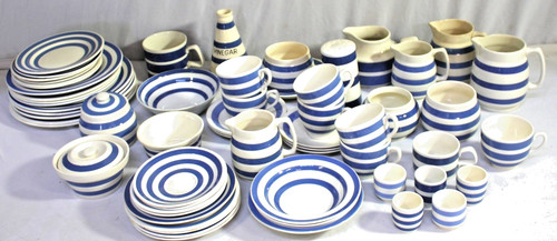 Devon cornishware blue white - blue,