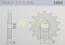 PIGNONE CATENA RIZZATO ATALA CALIFFONE  GREEN MASTER z11