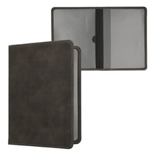 Custodia Simil Pelle per Libretto Carta di Circolazione Auto con Porta Tessere