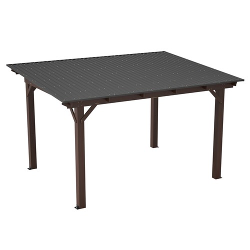 13x10 wooden garden gazebo - 13x10,