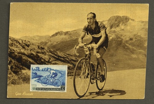 Cartolina vintage gino - cartolina, bartali