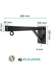 Supporto gancio staffa muro - gancio,