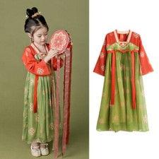 Bambino Ragazza Ricamo Hanfu