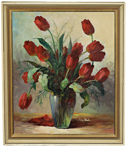 Dipinto olio piatto - dipinto,