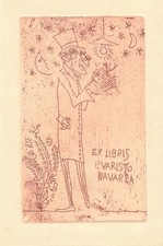 Exlibris Bookplate Radierung