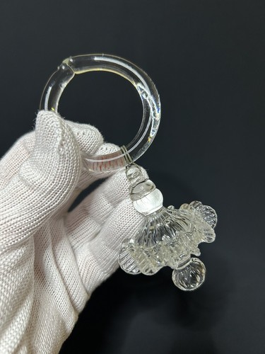 Anello con pendente vetro - anello,