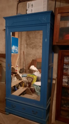 Armadio guardaroba antico con - armadio,