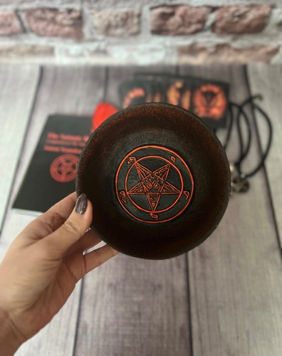 Piatto sigillo baphomet anton - piatto,