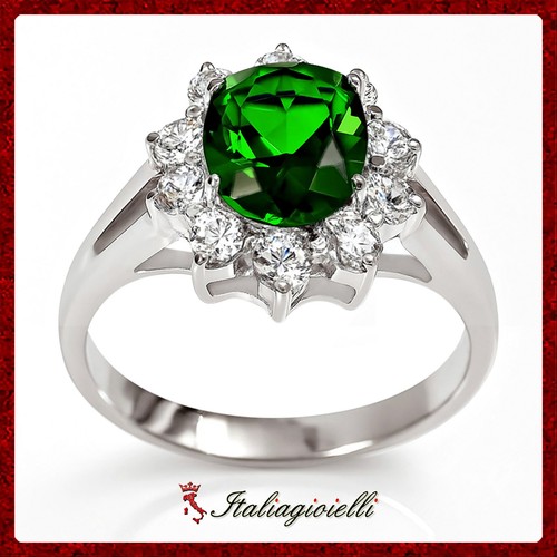 Sfarzoso anello smeraldo donna - sfarzoso,