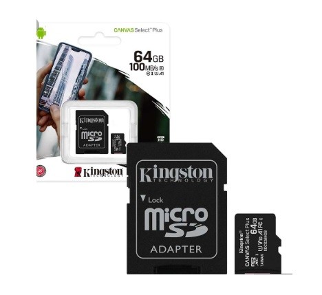 Micro card 64gb c10 con - sd,