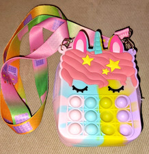 PASTEL RAINBOW UNICORN PURSE