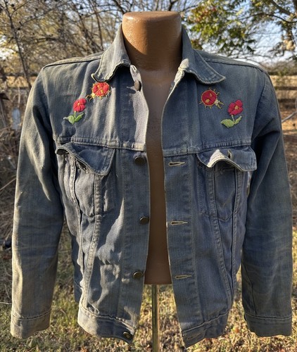 Giacca denim boho hippie