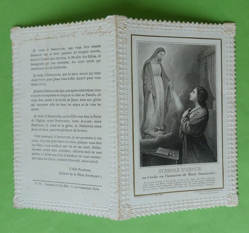 Santino holycard canivet image - holycard,