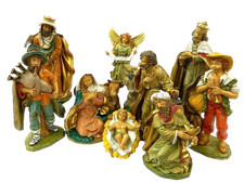 Natività 11 Pz Euromarchi Cm 30 - Sacra Famiglia Pastori Presepe