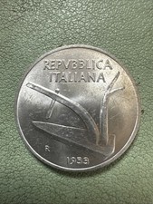 1953 Italy 10 Lire - Beautiful