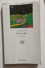 Libro Due di due " Andrea de Carlo " Nuova edizione - Einaudi tascabili