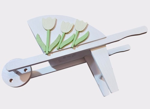Carriola legno miniatura - in,
