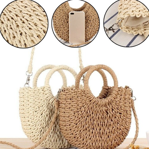Borsa donna vimini tracolla