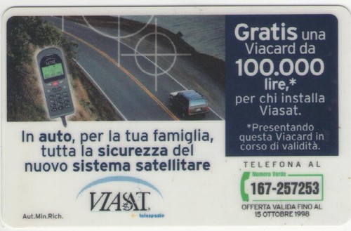 Viacard pubblicitarie golden - pubblicitarie,