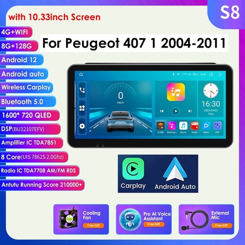 Autoradio 128gb per peugeot - 8+128gb,