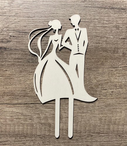 Cake topper coppia sposi - topper,