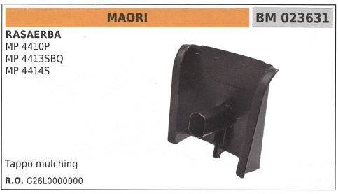 Tappo mulching maori rasaerba - tappo,