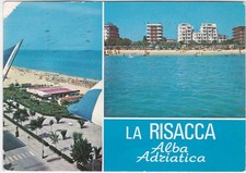 ALBA ADRIATICA - TERAMO - LA RISACCA RISTORANTE BAR PIZZERIA - VIAGG. -20656-