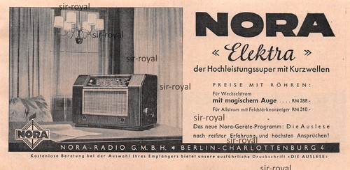 Radio valvole nora - a,
