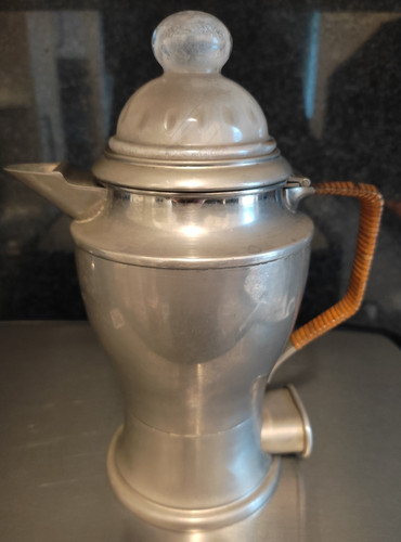 Antica caffettiera percolatore - caffettiera,