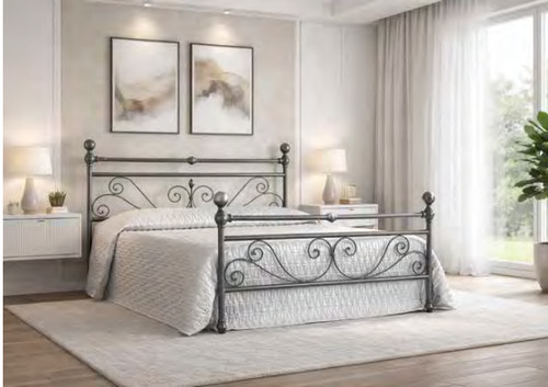 Letto ferro battuto nonna - letto,