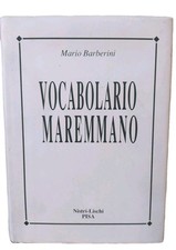 Vocabolario Maremmano Barberini Prima Ed Nistri Lischi Sodales Fideles Pisa
