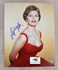 SOPHIA LOREN AUTOGRAFO FIRMATO