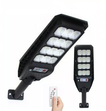 Lampione Solare 200W Sensore Movimento 144 LED SMD Telecomando e Staffa 6500K