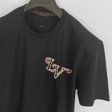 T-shirt nera Louis Vuitton
